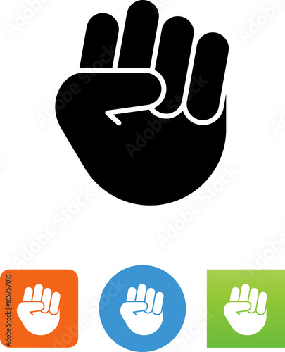 Hand Fist Icon - Illustration