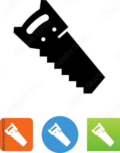 Hand Saw Icon - Illustration