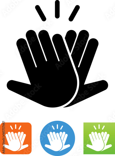High Five Icon - Illustration