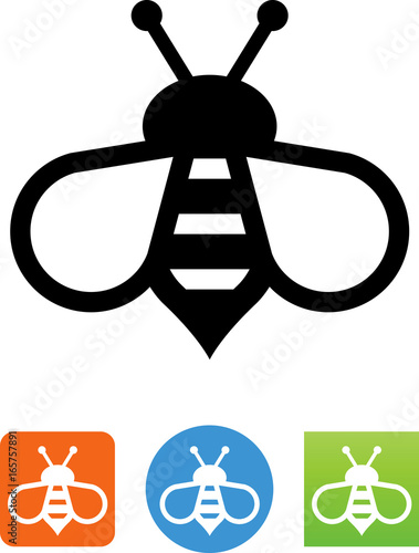 Honey Bee Icon - Illustration