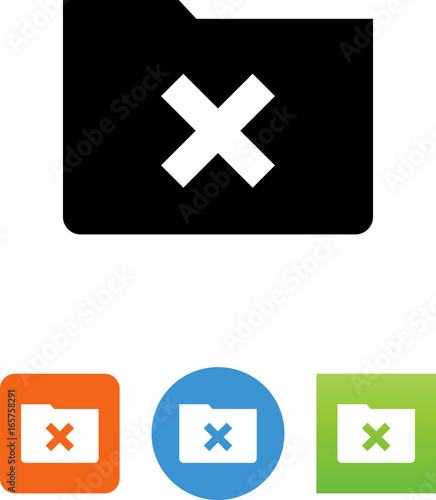 Inaccessible Directory Icon - Illustration