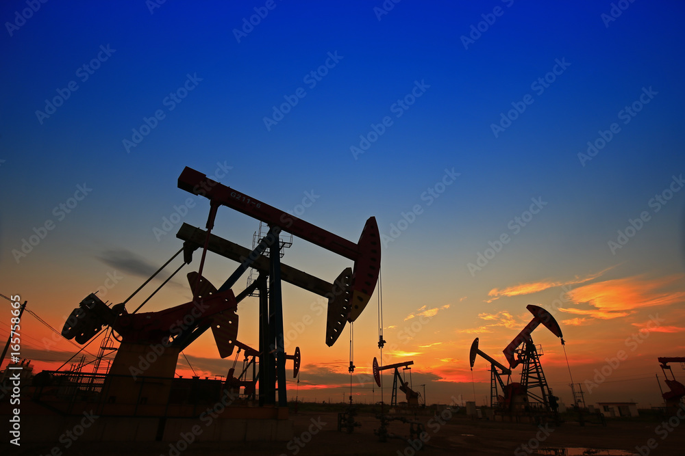 The oil pump, industrial equipment The oil pump, industrial equipment