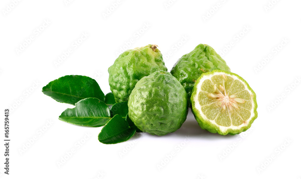 Bergamot on white background Bergamot on white background
