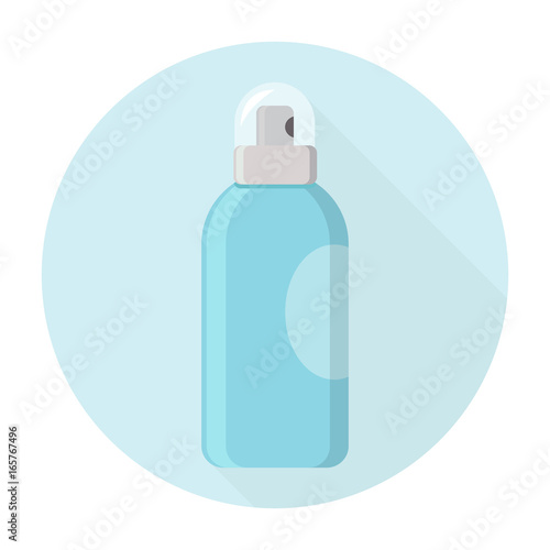 Deo Spray Flat Design Vektor Grafik Illustration Icon