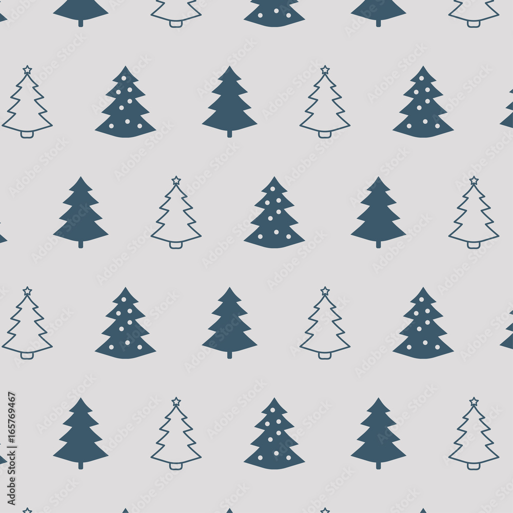Tannen - Weihnachtsbäume - Muster