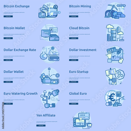 Currencies Conceptual Banner Design