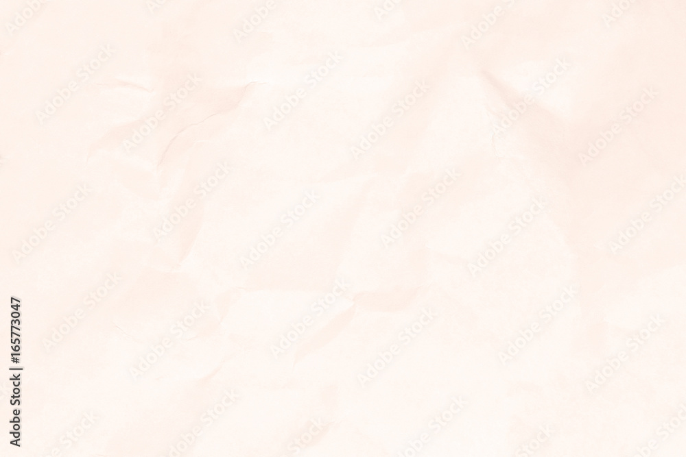 Fototapeta premium Crumpled light brown paper texture background for business, education and communication concept design.
