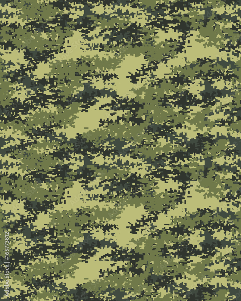 Digital fashionable camouflage pattern, military print .Seamless illustration, wallpaper Digital fashionable camouflage pattern, military print .Seamless illustration, wallpaper