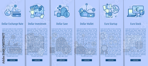 Currencies Vertical Banner Concept