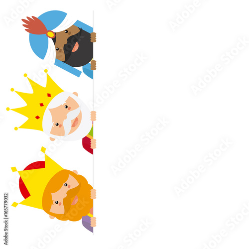 The three kings of orient. space for text