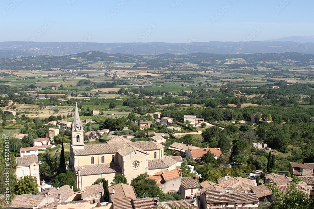 Le village de Bonnieux en Provence dans le Vaucluse