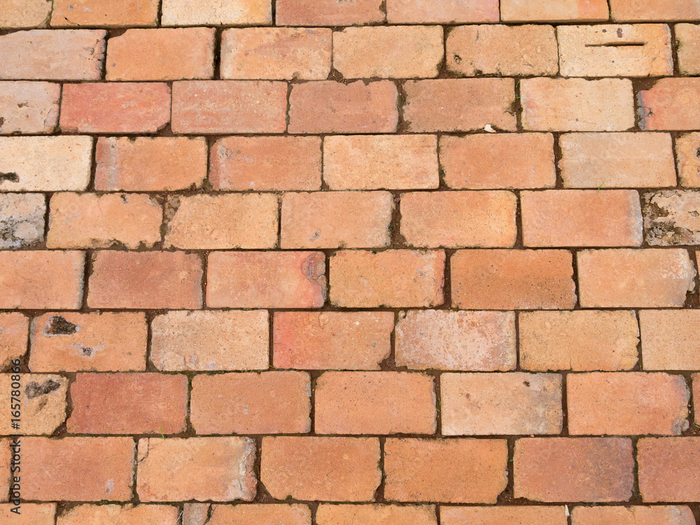 Obraz premium Classic beautiful textured brick wall background.