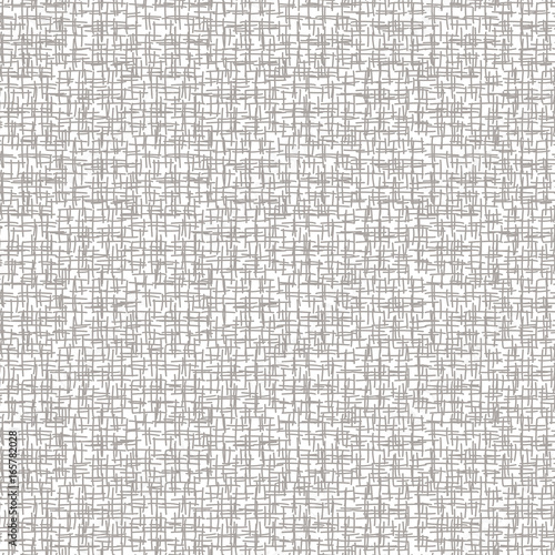 Faux burlap seamless background. Vector illustration