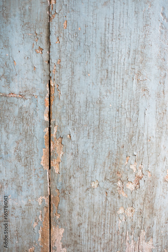 Background texture of peeling paint on wood