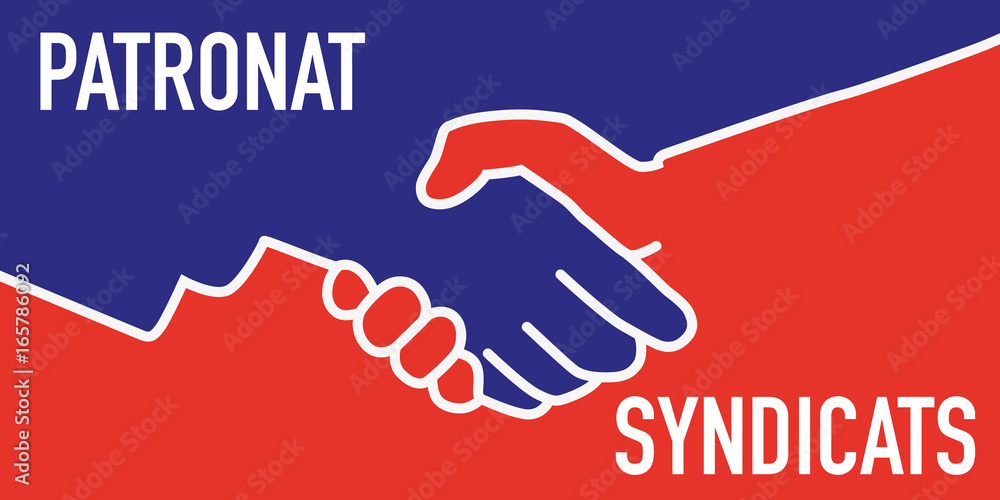 accord - poignée de main - syndicat - patron - dialogue social - opposition accord - poignée de main - syndicat - patron - dialogue social - opposition