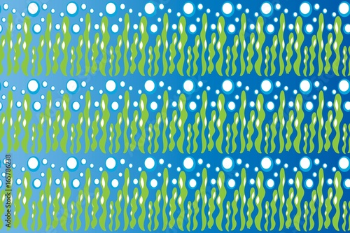 abstract sea weed pattern