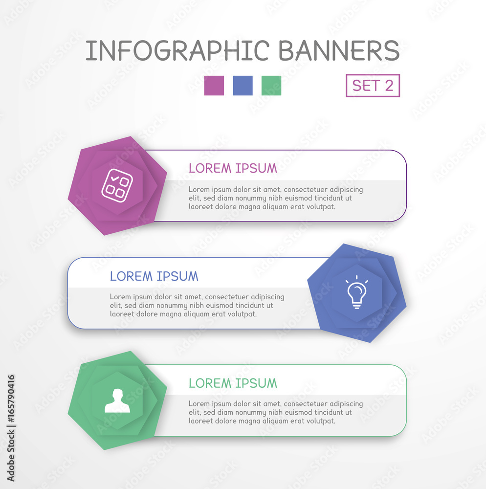 Infographic Banners SET1 Infographic Banners SET1