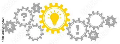 Gears Border Question, Idea & Answer Grey/Yellow