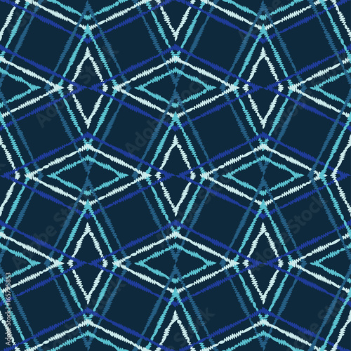 Ethnic boho seamless pattern. Retro motif. Textile rapport.