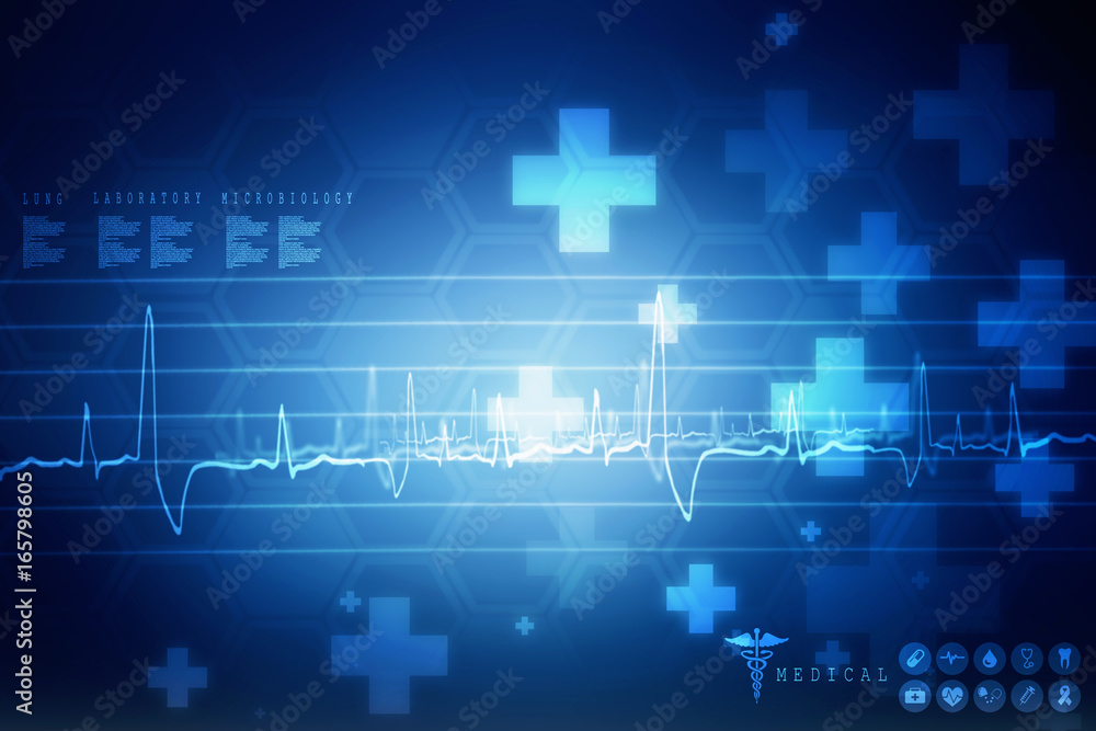 2D medical structure background 2D medical structure background