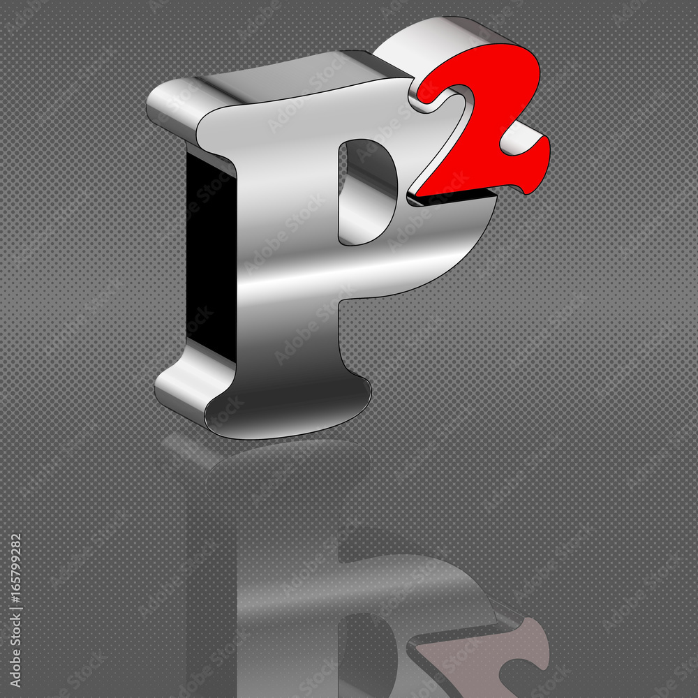 P hoch 2 Adobe Stock