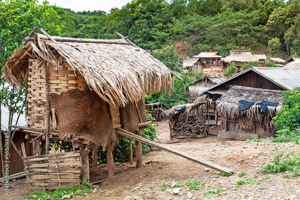 Bergdorf in Laos