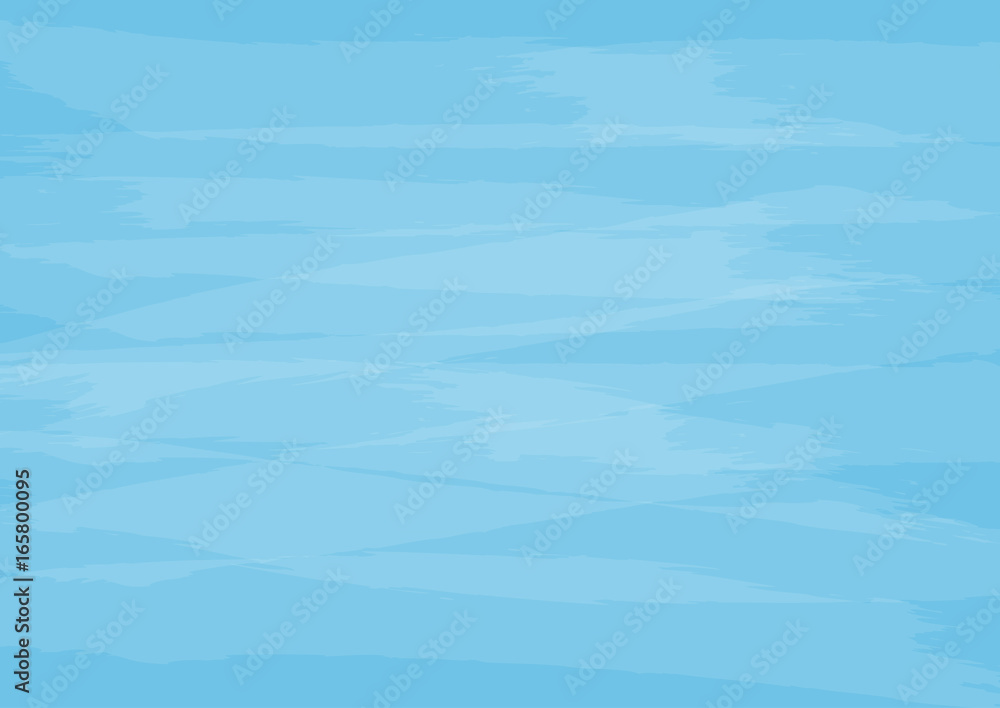 Obraz premium Blue watercolor texture. Rectangular light background. Brush strokes, ink, paint.