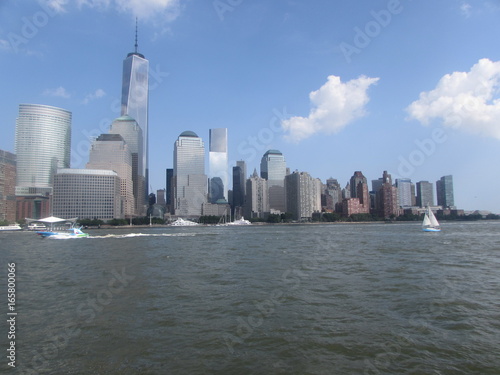 hudson river view of Manhattan