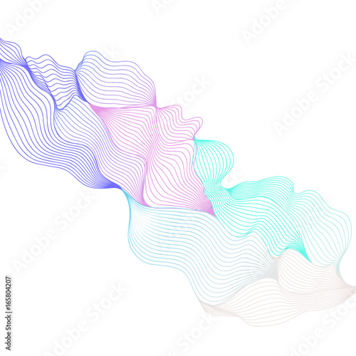 Wave stripe line abstract b...