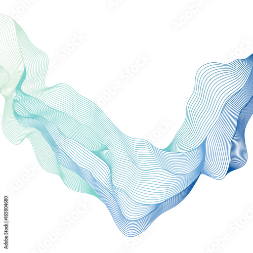 Wave stripe line abstract b...
