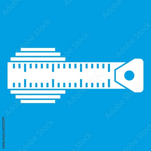 Measuring centimeter icon white