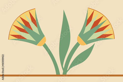 Egyptian national ornaments.