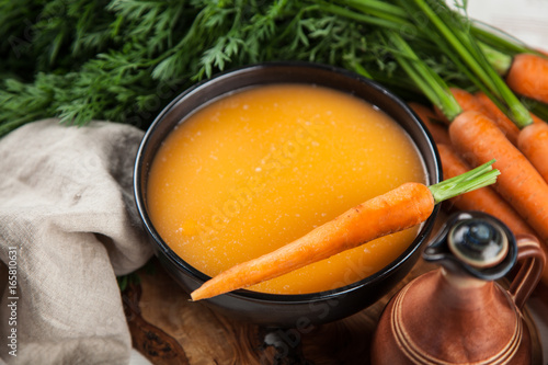 Fotografie Carrot cream soup