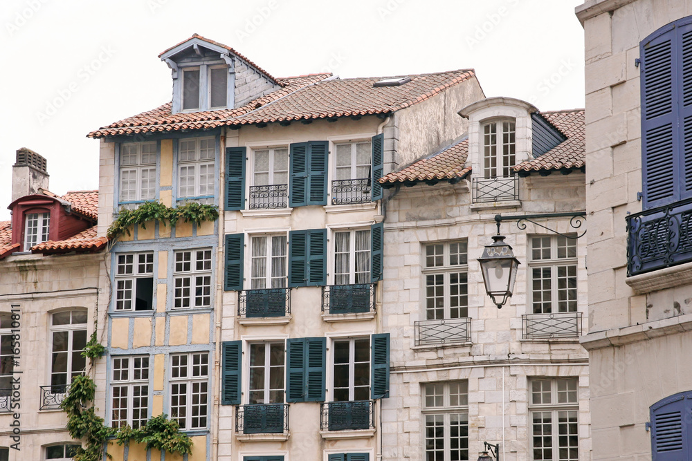 typical french facades