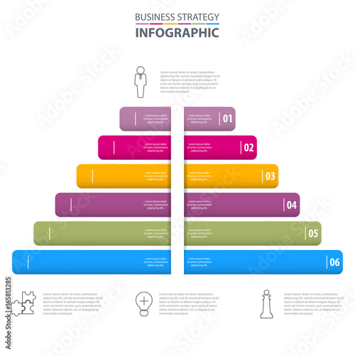 Business Infographics design template illustration