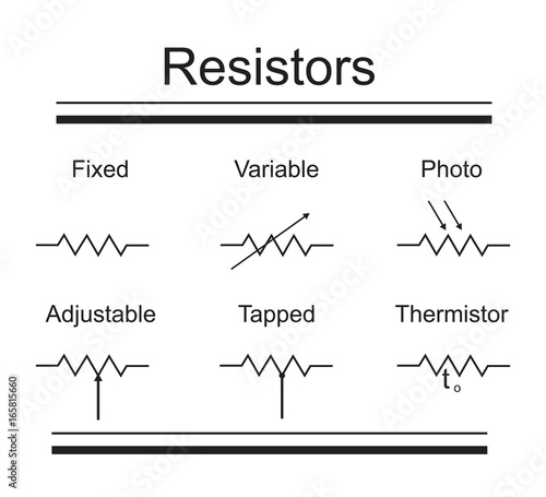 electric circuit elements. resistors
