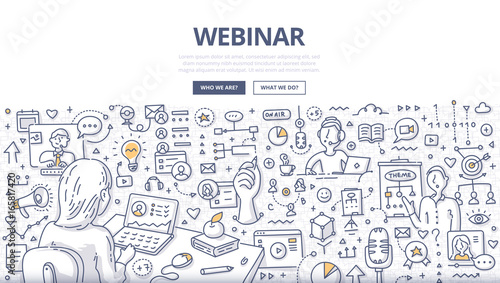 Webinar Doodle Concept