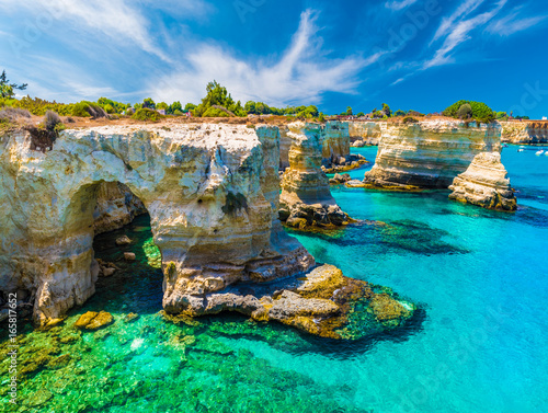 Torre Sant' Andrea, Salento coast, Puglia region, Italy photo