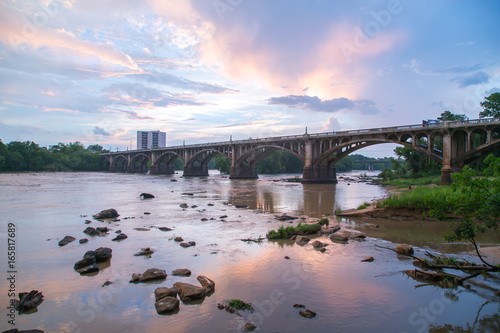 Gervais Bridge in Columbia, South Carolina photo