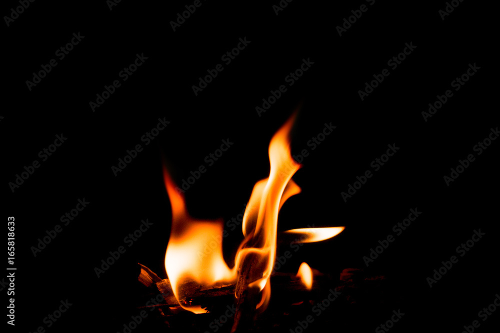 fire flame isolated on black background fire flame isolated on black background
