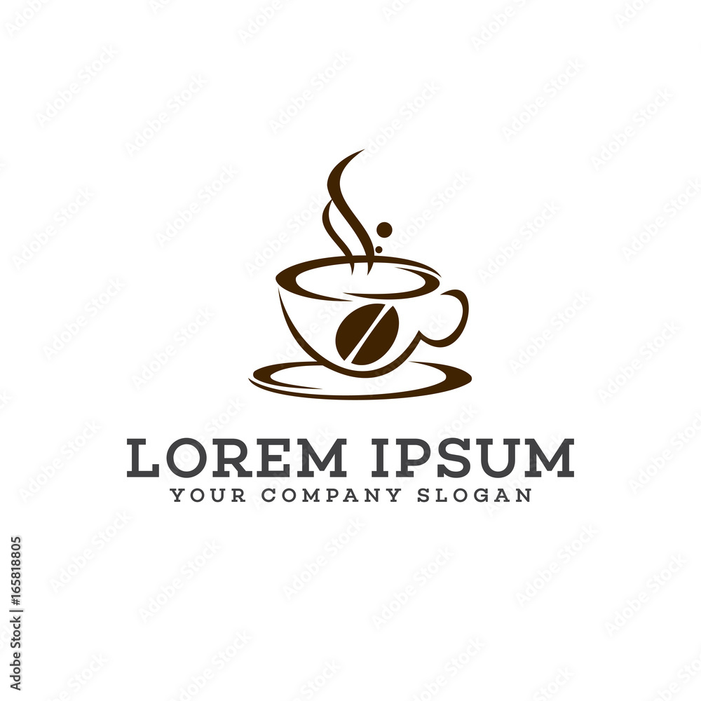 coffe logo design concept template coffe logo design concept template