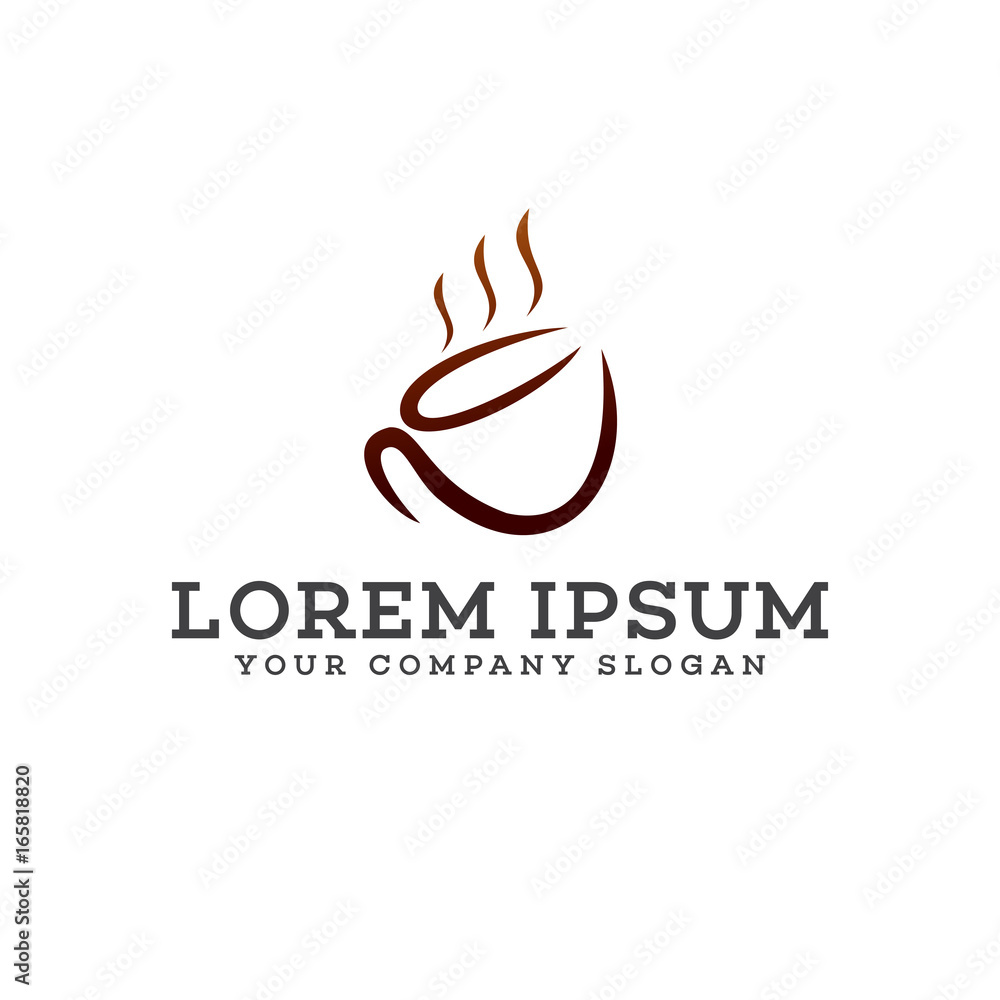 coffe logo design concept template coffe logo design concept template
