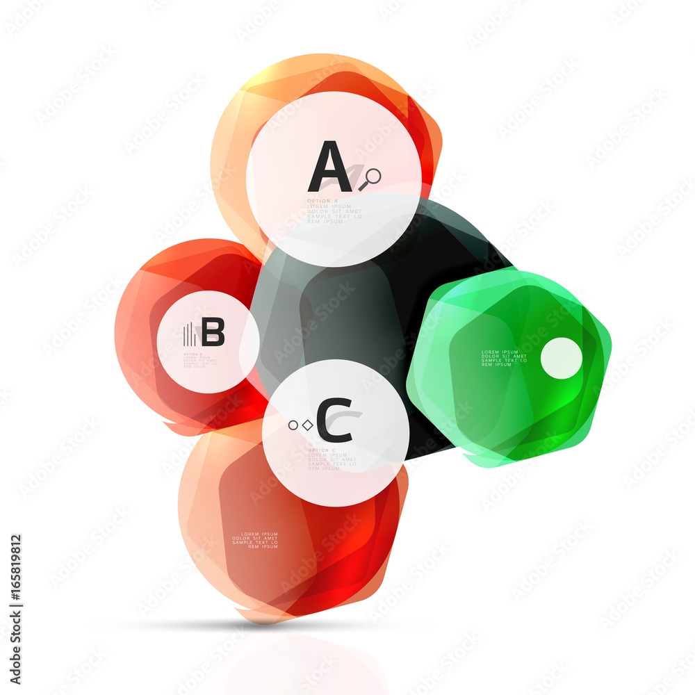 Geometrical hexagons abstract background Geometrical hexagons abstract background