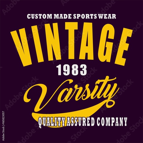 graphic design vintage for shirt and print