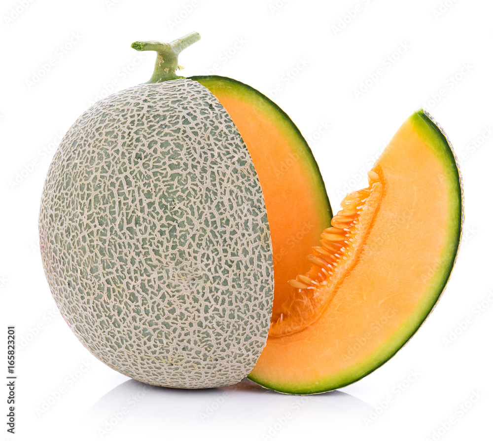melon isolated on white background melon isolated on white background