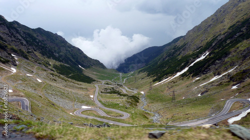 Transfagarasan in den Karpaten in Rumänien