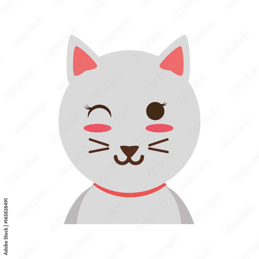 Obraz premium Cute cat cartoon