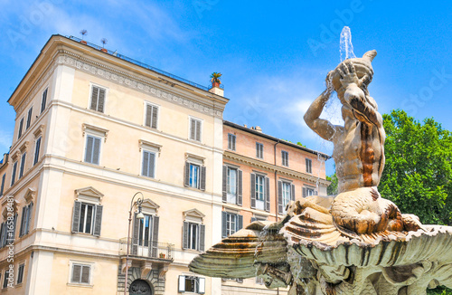 Photography Fountain in Rome, Italy