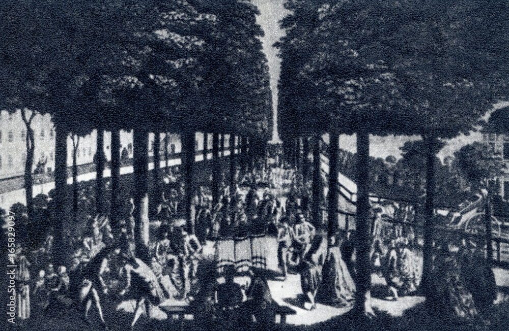 Leipzig's Promenade at Bach's lifetime