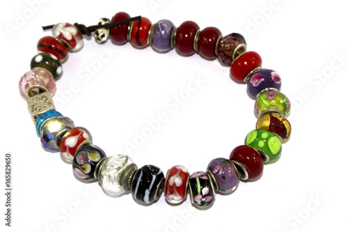 Konstfotografi Bracelet Bangle on White Background